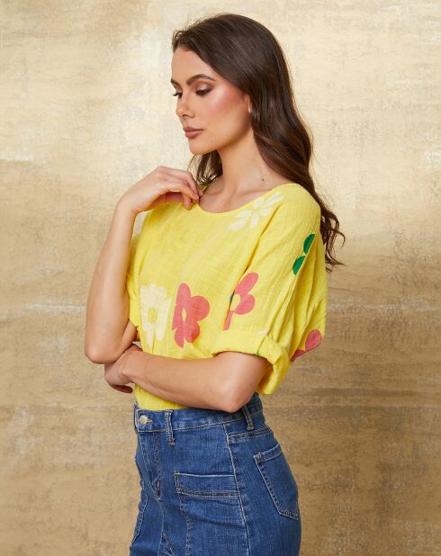 Top Afrodita amarillo