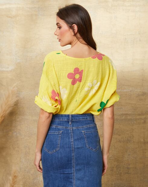 Top Aphrodite jaune
