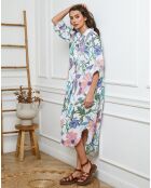 Robe 100% Lin Batifola blanche