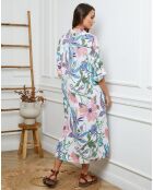 Robe 100% Lin Batifola blanche