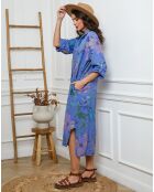 Robe 100% Lin Batifola bleu jeans