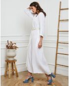 Combinaison 100% Lin Besorla blanche
