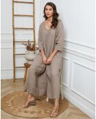 Combinaison 100% Lin Besorla taupe