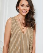 Robe 100% Lin Dacia beige