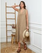 Robe 100% Lin Dacia beige