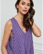 Robe 100% Lin Dacia violette