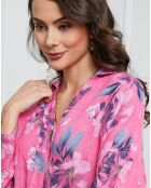 Chemise 100% Lin Fetucina fushia