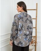 Chemise 100% Lin Fetucina taupe