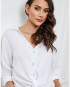 Chemise 100% Lin Josue blanche