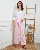 Chemise 100% Lin Josue blanche