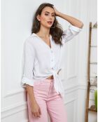Chemise 100% Lin Josue blanche