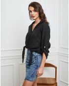 Chemise 100% Lin Josue noire