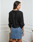 Chemise 100% Lin Josue noire