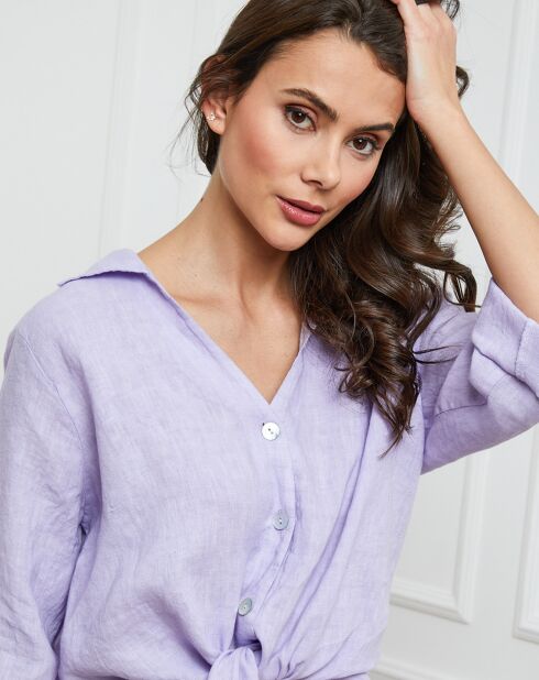 Josue parma overhemd van 100% linnen