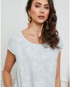 Robe 100% Lin Many grise