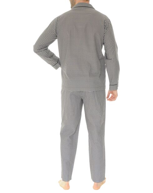 Pyjama tailleur Ulysse noir/blanc
