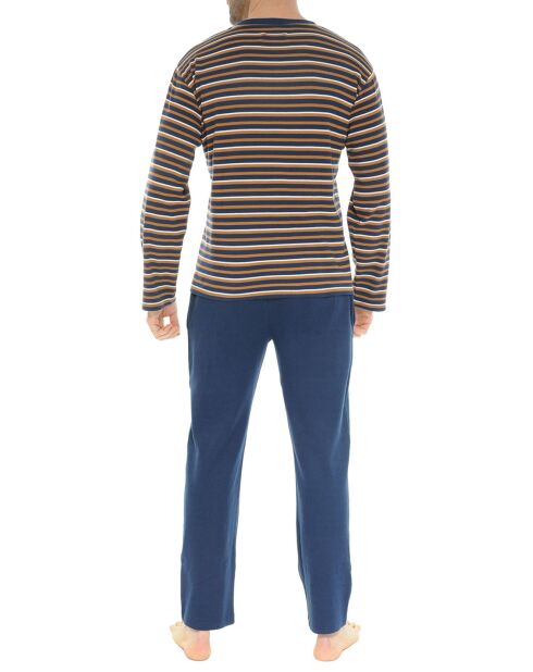 Pyjama Gaspard bleu marine