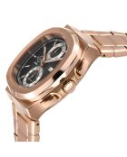 Potente Chronograph automatisch roségouden stalen horloge voor heren