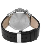 Montre Marchese Homme Quartz en Cuir noire