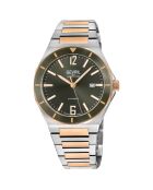 Montre High Line Homme Automatique en Acier rose doré/argenté