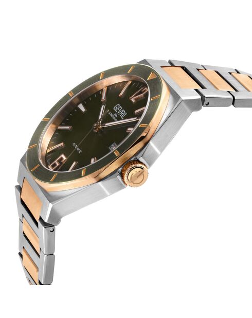 Montre High Line Homme Automatique en Acier rose doré/argenté