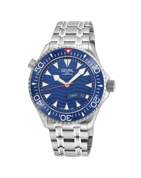 Montre Hudson Yards Homme Automatique en Acier argentée