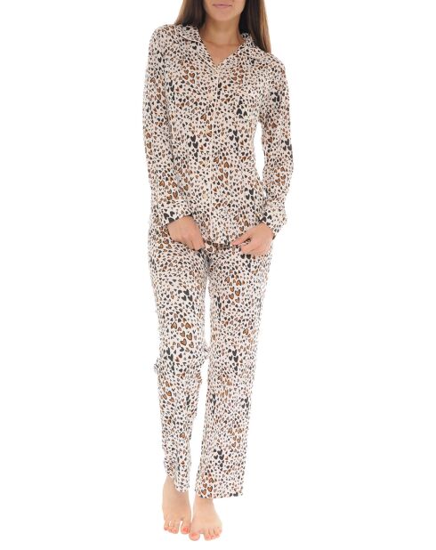 Pyjama long Lys beige