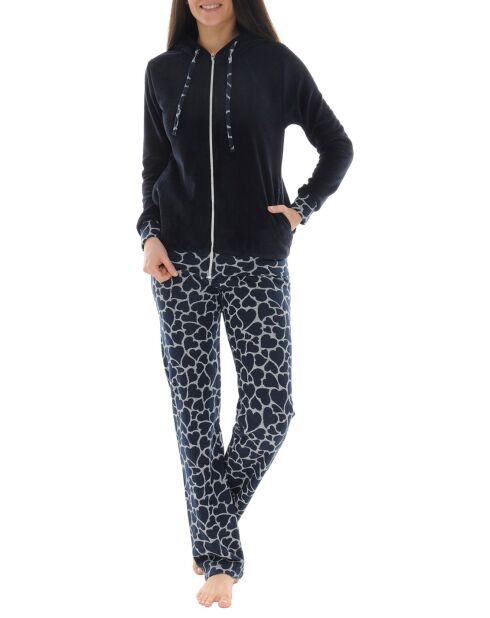 Tenue d'Interieur Thalia bleu marine