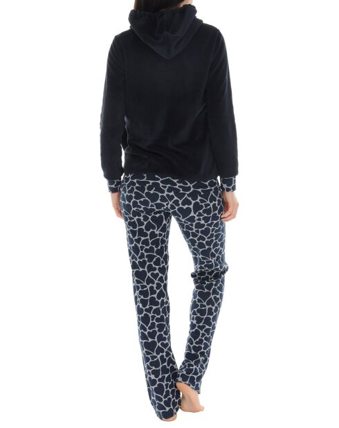 Tenue d'Interieur Thalia bleu marine