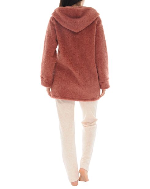 Robe de chambre Seraphina rose ancien