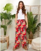 Pantalon Joanne rouge