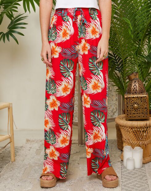 Pantalon Joanne rouge