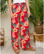 Pantalon Joanne rouge