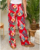 Pantalon Joanne rouge