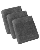 3 Imagine Gästeservietten, 30 x 50 cm, Anthrazit