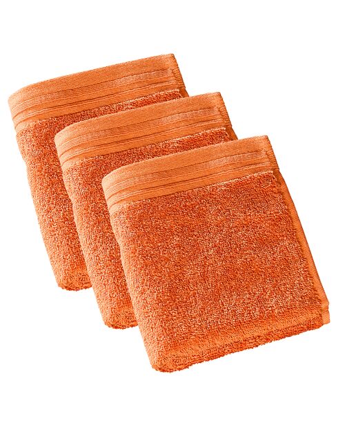 3 servilletas de invitados naranjas Imagine - 30x50 cm