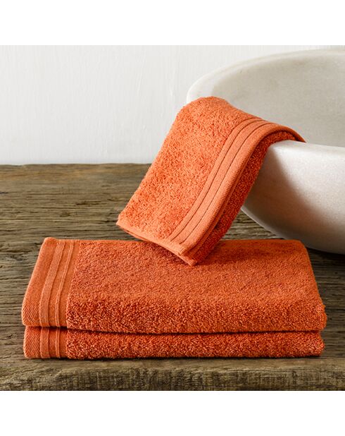 3 servilletas de invitados naranjas Imagine - 30x50 cm