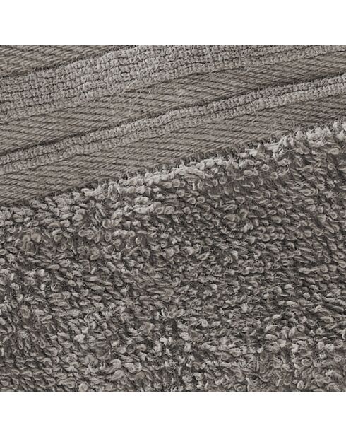 3 Serviettes invité Imagine taupe - 30x50 cm