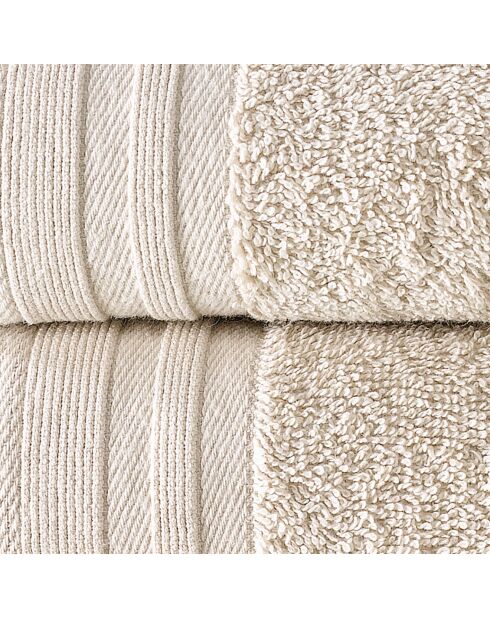 2 Imagine Duschtücher, 70 x 140 cm, beige