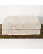 2 Imagine Duschtücher, 70 x 140 cm, beige