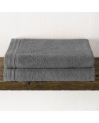 2 Imagine Duschtücher, 70 x 140 cm, Anthrazit