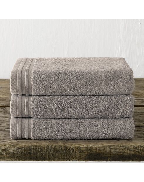 3 Imagine taupe handdoeken - 50x100 cm