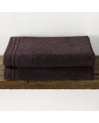 2 Imagine Duschtücher, 70 x 140 cm, braun