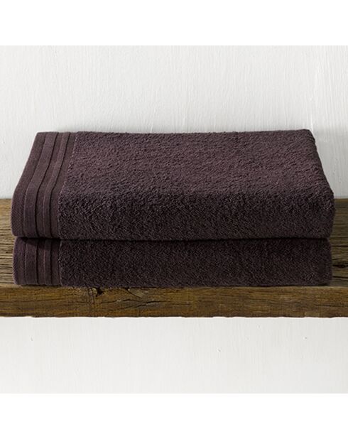 2 Imagine Duschtücher, 70 x 140 cm, braun