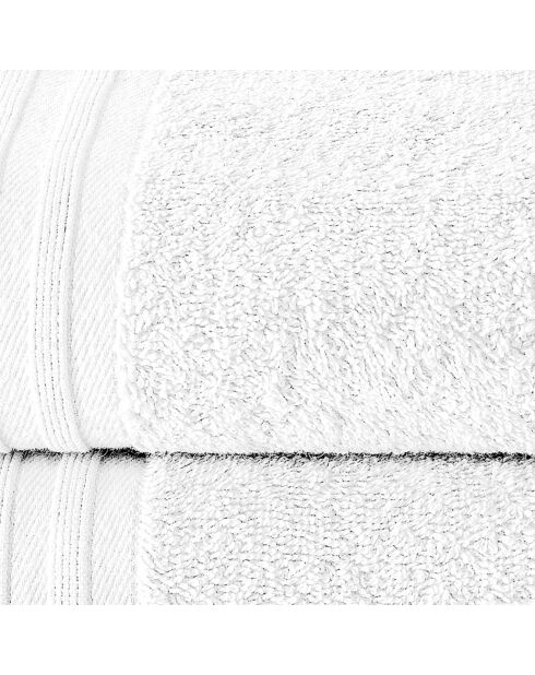 2 Imagine weiße Duschtücher - 70x140 cm