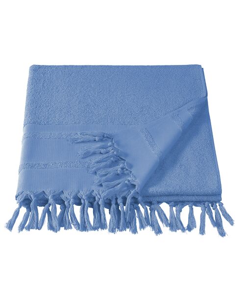 Drap de plage Fjara bleu - 100x180 cm