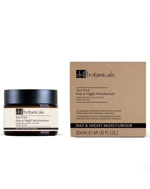 Hydratant de Jour & Nuit à l'arbre à thé - 50 ml