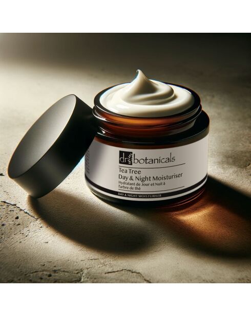 Hydratant de Jour & Nuit à l'arbre à thé - 50 ml