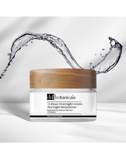 Nachtcrème met groene thee van 12 uur - 50 ml