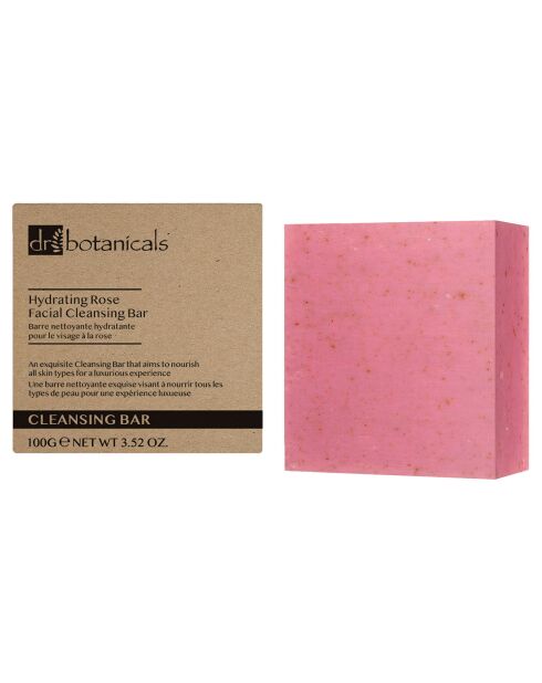 Savon Nettoyant & Hydratant pour le Visage à la Rose - 100 g